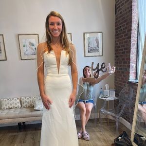 Sara Gabriel Sabina Veil Tulle Ivory 120”